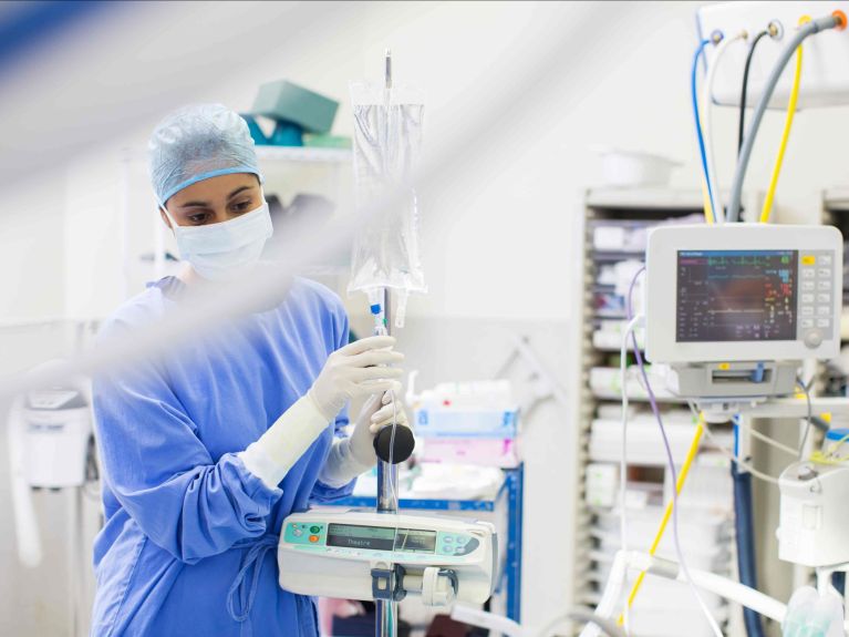 Medical technology from Germany is used worldwide. Medical technology from Germany is used worldwide.