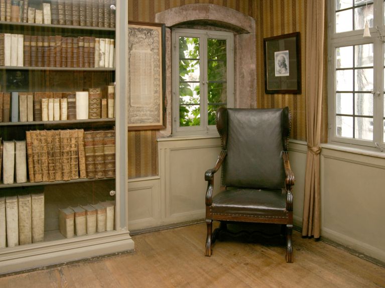 法兰克福歌德故居中的诗人房间