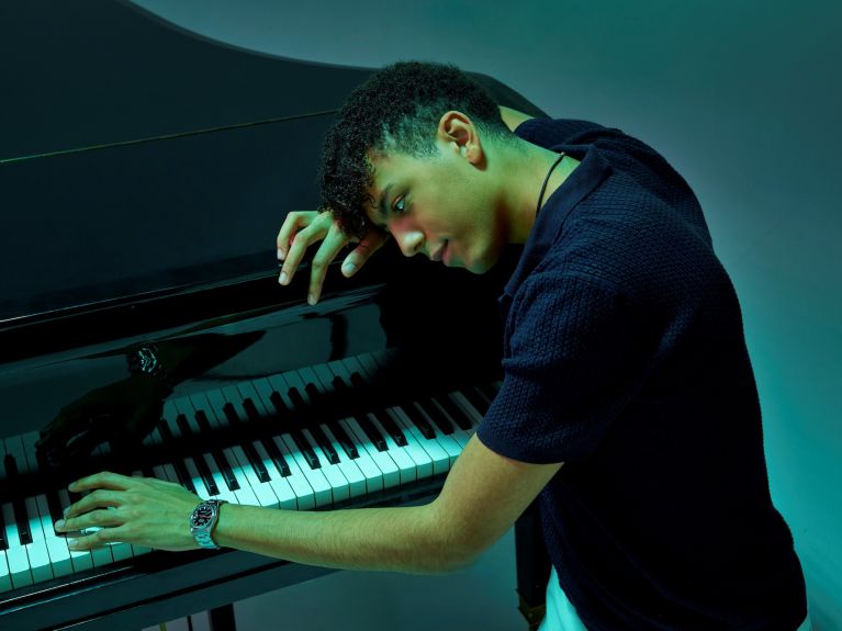 Louis Philippson al piano