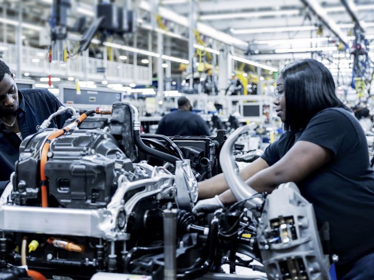Mercedes-Benz betreibt ein großes Werk in Tuscaloosa (Alabama) und will auch künftig massiv in den USA investieren. 