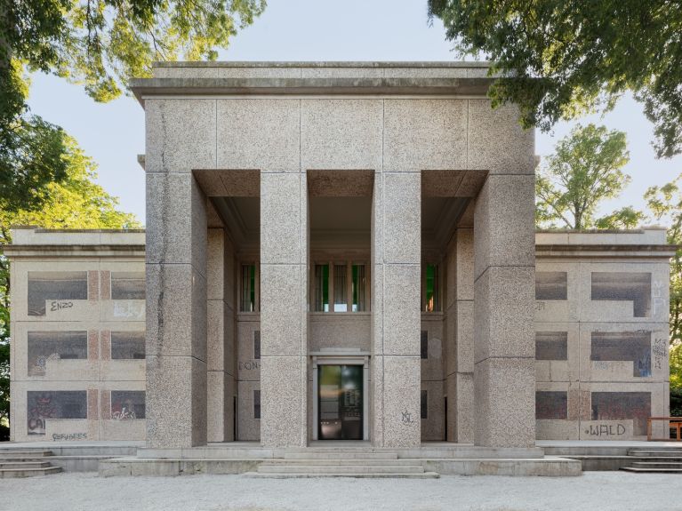 The German Pavilion 2026, designed by artists Sung Tieu and Henrike Naumann