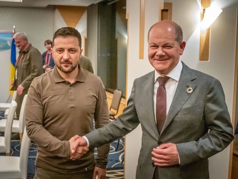 Wolodymyr Selenskyj, Olaf Scholz Wolodymyr Selenskyj, Olaf Scholz