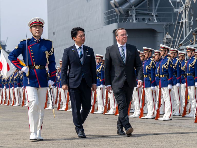 Boris Pistorius und sein japanischer Amtskollege