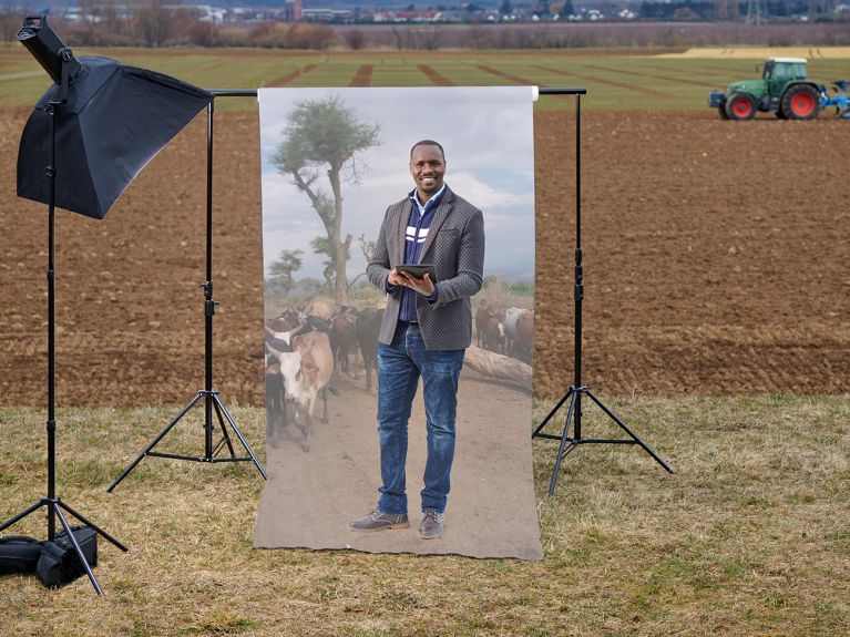 Oliver Kirui, ingénieur agronome kenyan, de l’université de Bonn