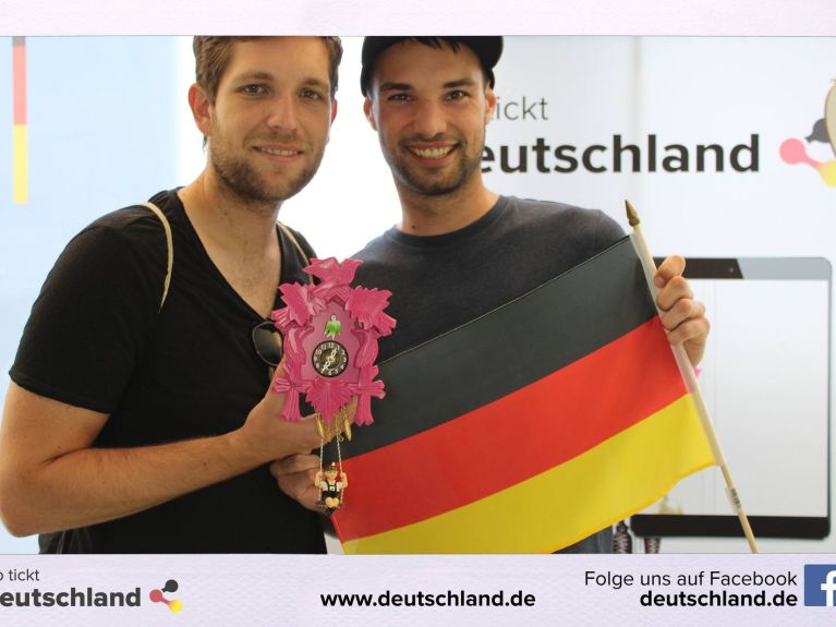 Fotobox am Tag der offenen Tür im Auswärtigen Amt 2017