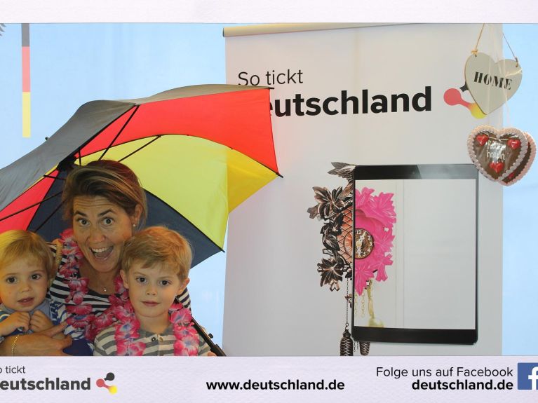 Fotobox am Tag der offenen Tür im Auswärtigen Amt 2017