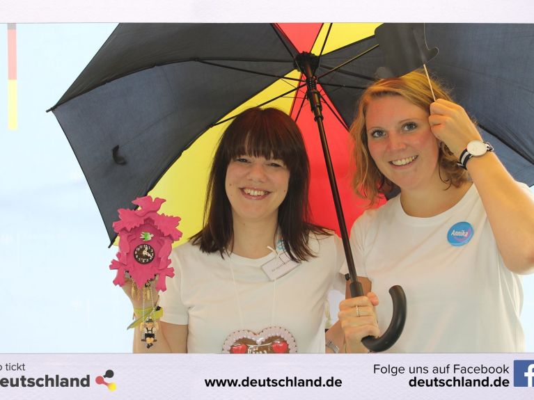 Fotobox am Tag der offenen Tür im Auswärtigen Amt 2017