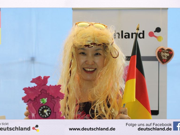 Fotobox am Tag der offenen Tür im Auswärtigen Amt 2017