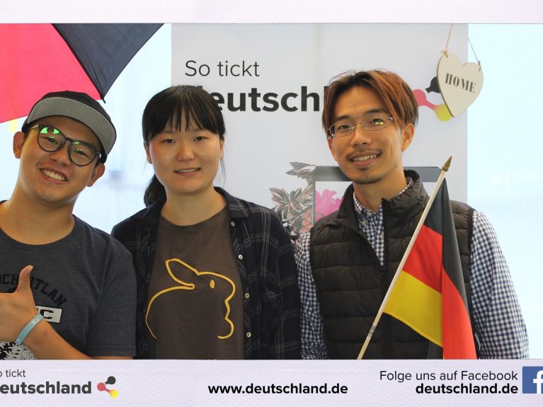 Fotobox am Tag der offenen Tür im Auswärtigen Amt 2017