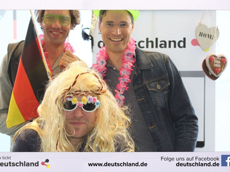 Fotobox am Tag der offenen Tür im Auswärtigen Amt 2017