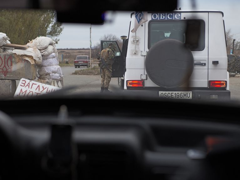 The patrol vehicles are armour-plated.