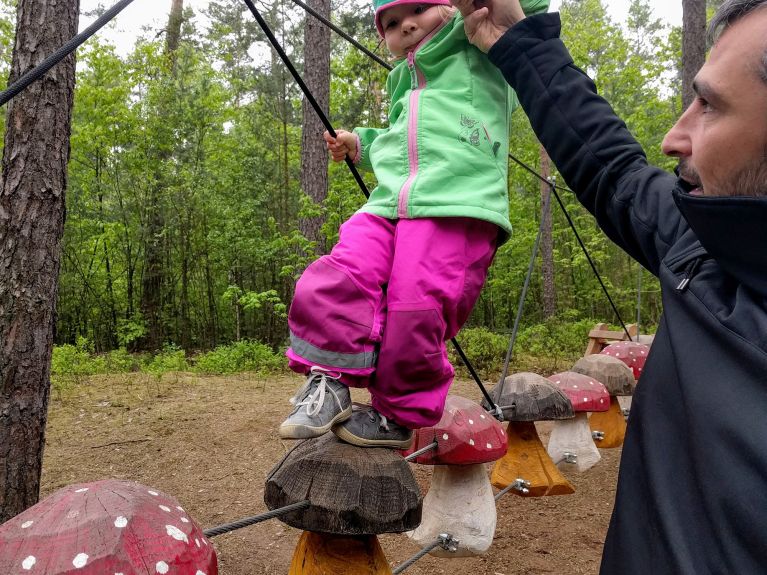 Martin and his daughter get out and do something together every day. 