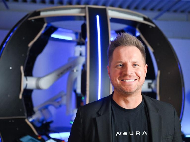 David Reger, fondateur de Neura, entreprise de robotique 
