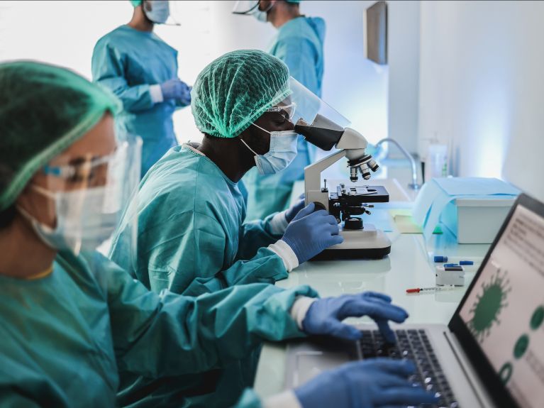 Public health intelligence: researchers are analysing relevant data.