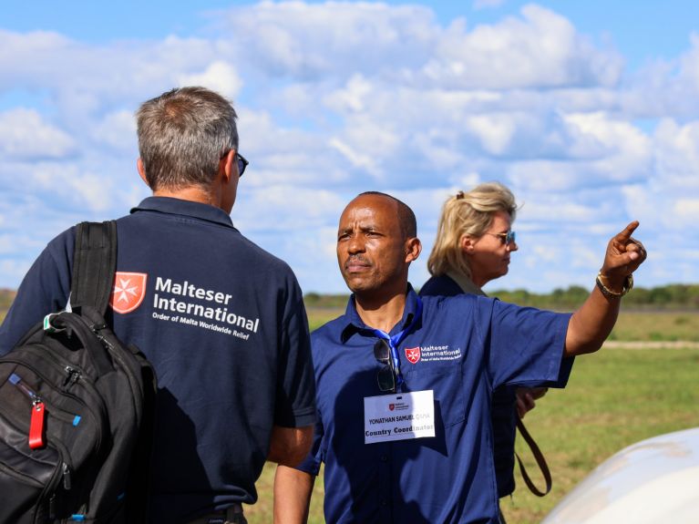 Yonathan Qama, Länderkoordinator für die Malteser in Südsudan      Yonathan Qama, Länderkoordinator für die Malteser in Südsudan