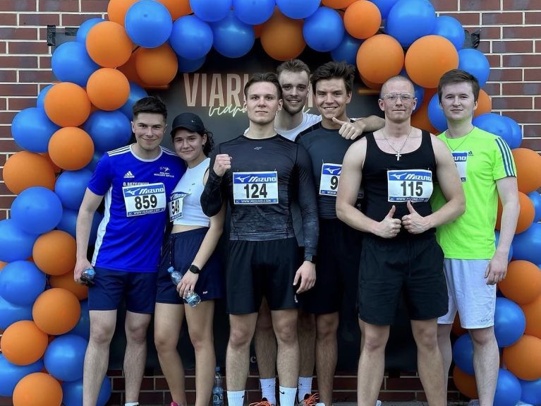 Jakub Małolepszy beim Universitätslauf „viaRunning“ der Europa-Universität Viadrina