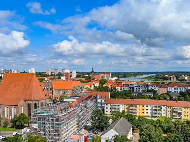 Blick auf Frankfurt (Oder) 