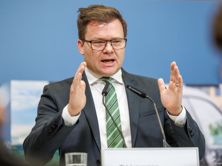 El ministro de Medio Ambiente, Carsten Schneider