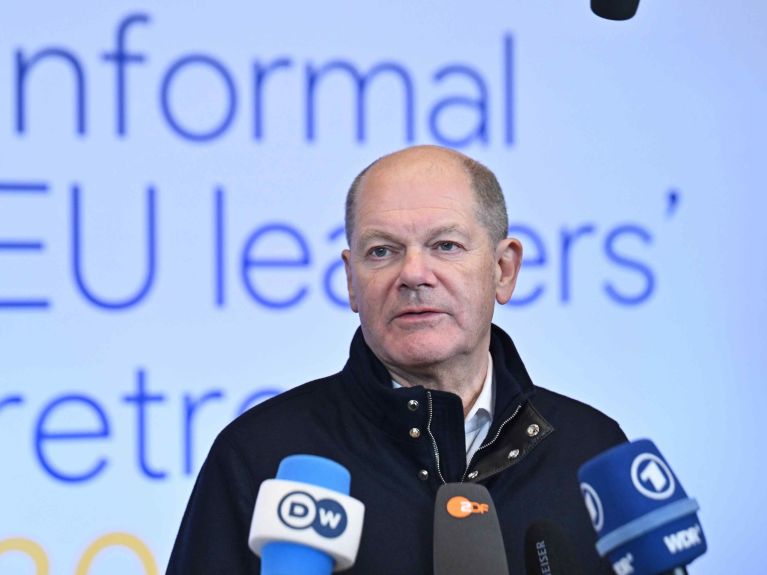 Scholz lehnt EU-Schulden für Rüstung ab Scholz lehnt EU-Schulden für Rüstung ab