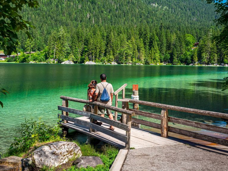 Hintersee Lake near Berchtesgaden in Bavaria 