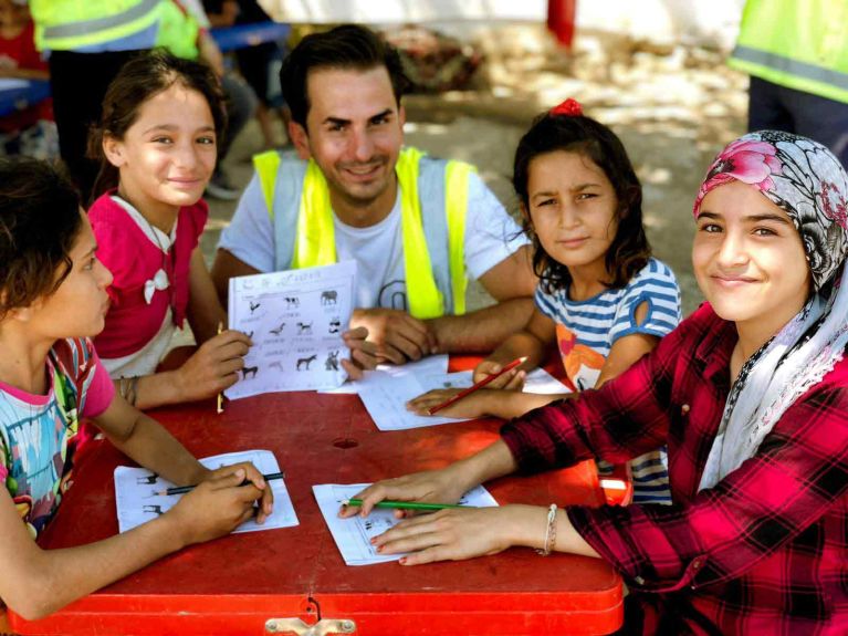 Serkan Eren in der Türkei: Kindern eine Perspektive geben.