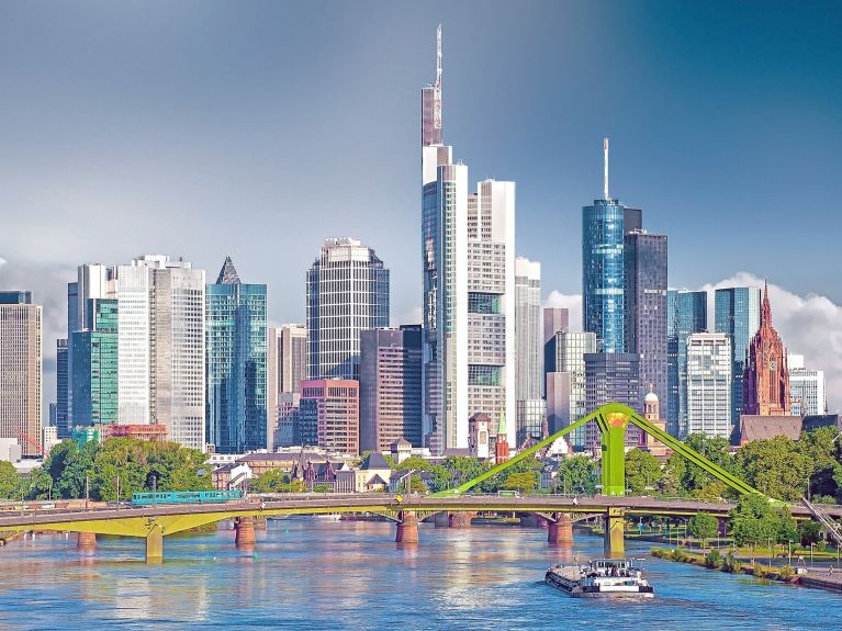 Skyline einer Stadt