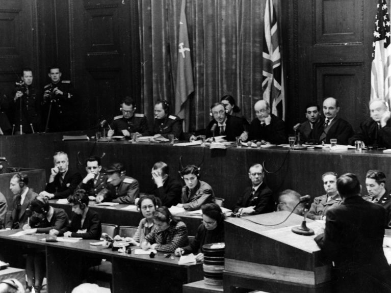 The chief prosecutors for the Allies at the Nuremberg Trials, taken in 1946. 