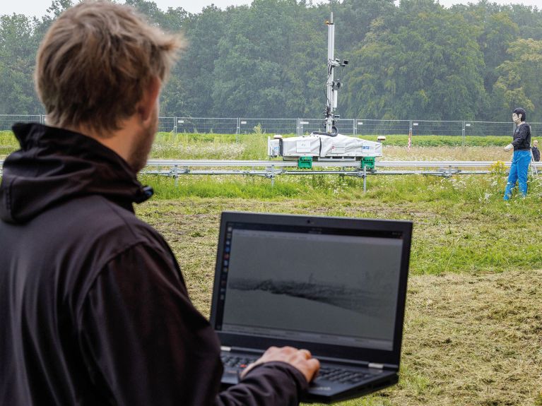 AI meets agriculture: intelligent machines such as these autonomous robots can be used by farmers. 