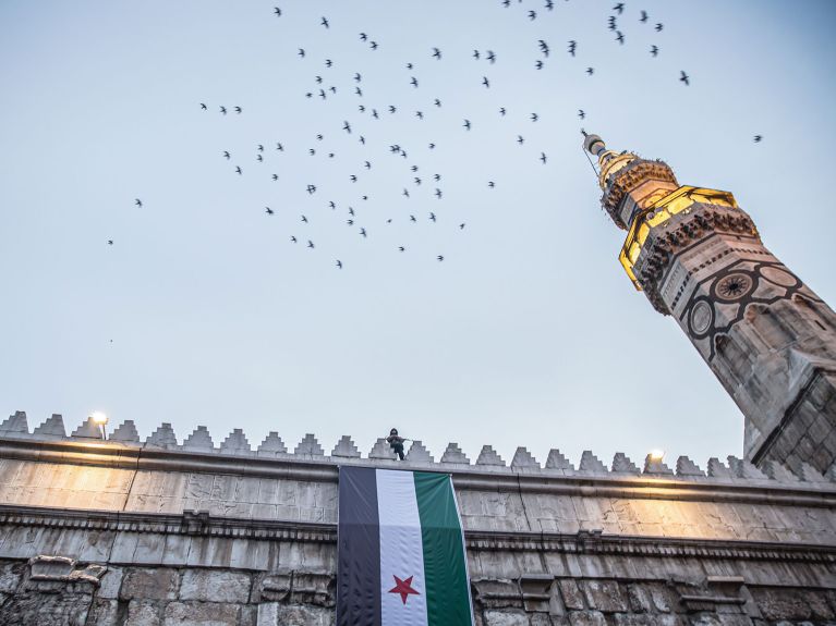 La grande mosquée des Omeyyades à Damas