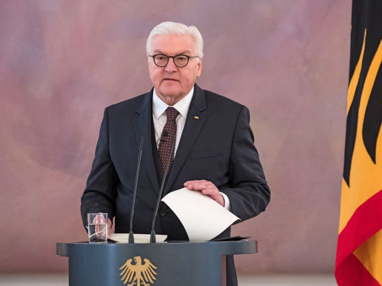 Bundespräsident Steinmeier: „Den Dialog sollten wir fortsetzen“ Bundespräsident Steinmeier: „Den Dialog sollten wir fortsetzen“