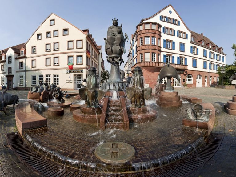 Kaiserslautern : la fontaine Kaiserbrunnen