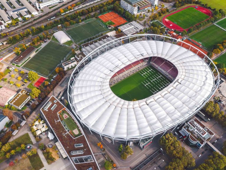 Le stade de Stuttgart 