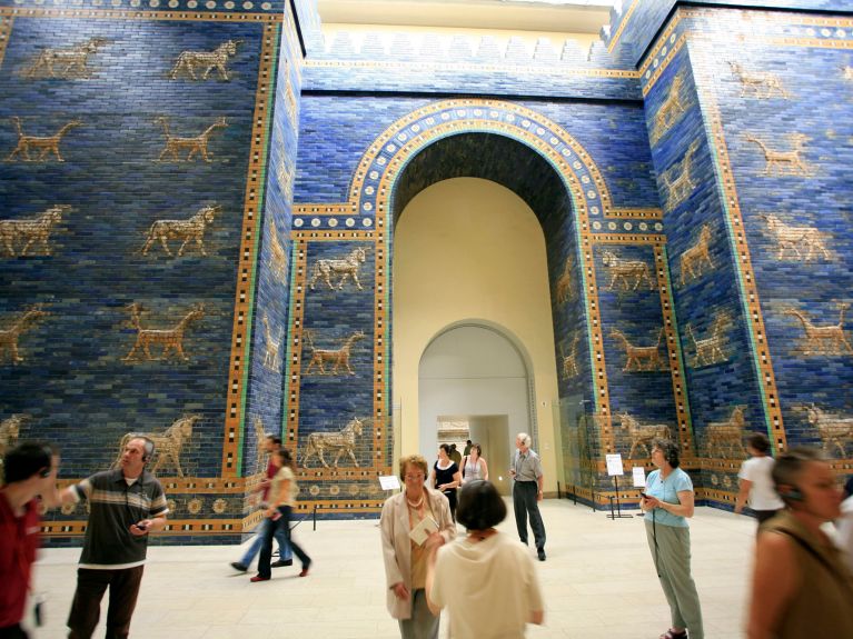 Pergamon Museum in Berlin: the Ishtar Gate.