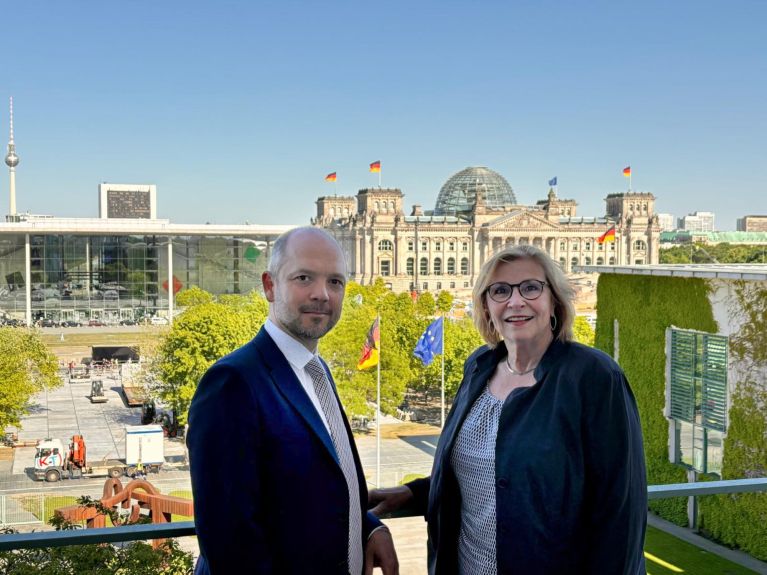 Los gestores del Fondo de Futuro Checo-Alemán: Petra Ernstberger y Tomáš Jelínek Los gestores del Fondo de Futuro Checo-Alemán: Petra Ernstberger y Tomáš Jelínek