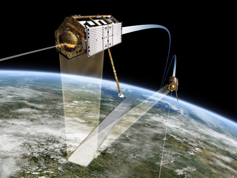 معا في الفضاء الخارجي: TanDEM-X و TerraSAR-X