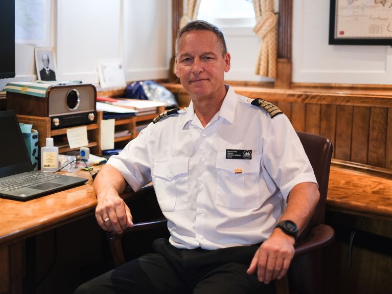 Kapitan Marcus Seidl pływa żaglowcem Statsraad Lehmkuhl od ponad 25 lat.