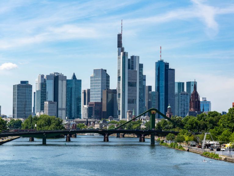 The skyline of Frankfurt am Main 