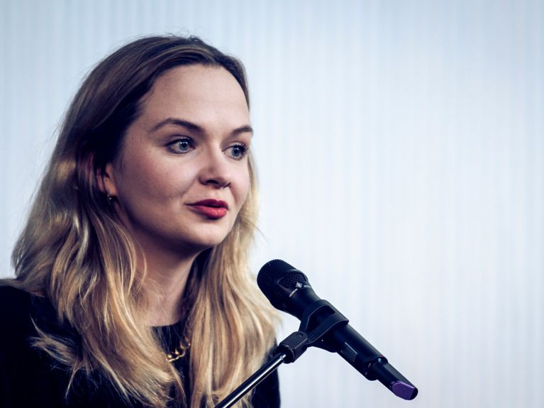 Kristina Lunz 2020 Münih Güvenlik Konferansı’nda