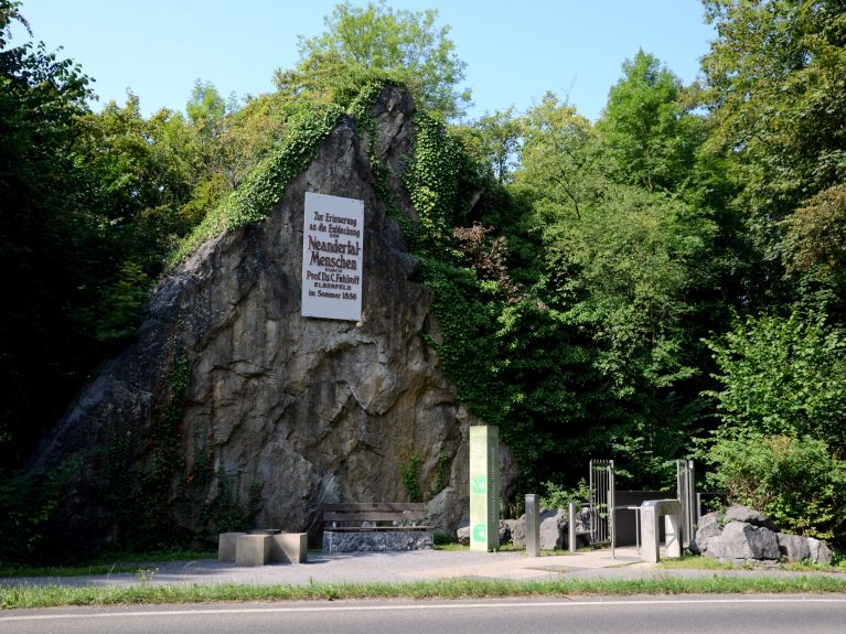 Aquí fueron hallados los restos del neandertal.