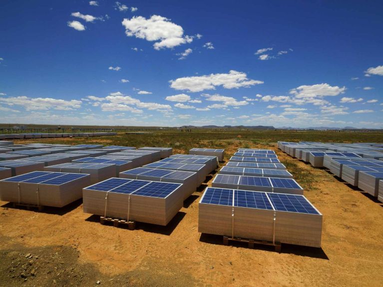 Güney Afrika’daki fotovoltaik tesis
