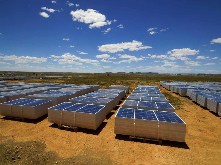 Instalação fotovoltaica na África do Sul 