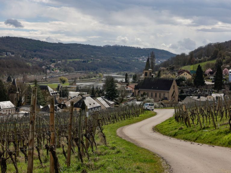Schengen – a w tle, na drugim brzegu Mozeli: Niemcy Schengen – a w tle, na drugim brzegu Mozeli: Niemcy
