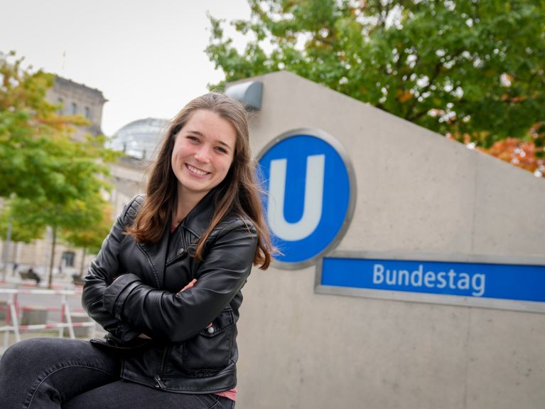 Miembro más joven del Bundestag: Emilia Fester