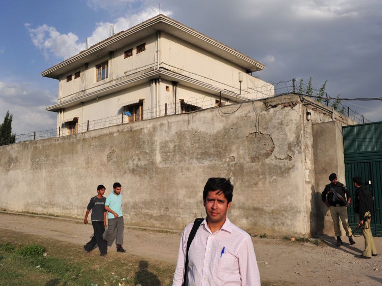 Hasnain Kazim in front of Osama Bin Laden’s house in Abbottabad, Pakistan, in 2011 Hasnain Kazim in front of Osama Bin Laden’s house in Abbottabad, Pakistan, in 2011