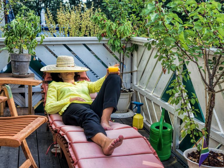 Urlaub auf dem Balkon Urlaub auf dem Balkon