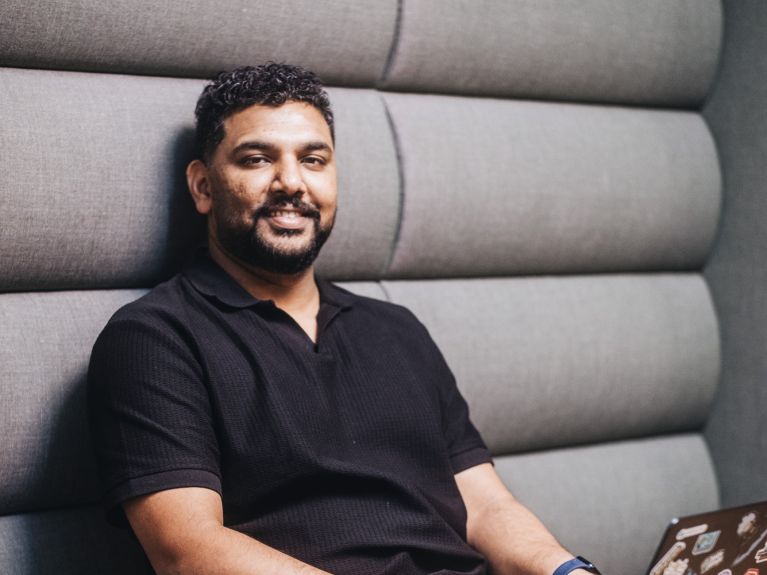 Cloud specialist Santhosh Jayaprakash in Berlin 