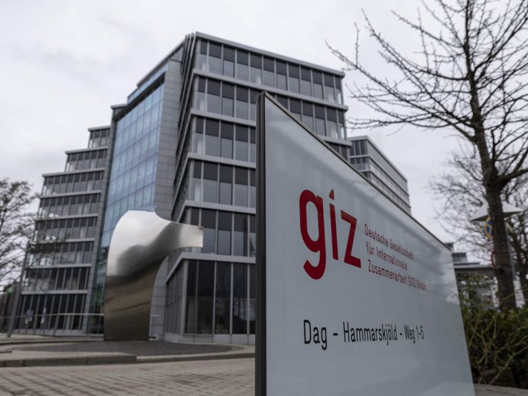 A filial da GIZ em Eschborn, perto de Frankfurt 