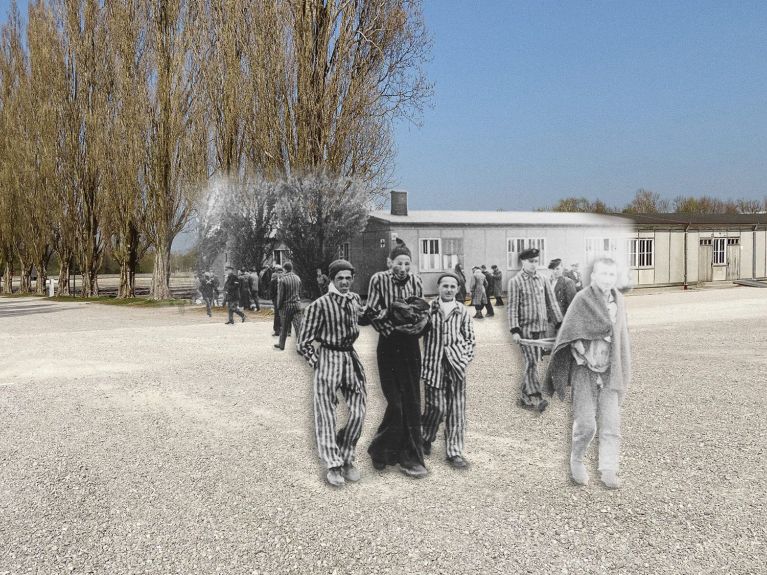 Em 29 de abril de 1945, soldados americanos libertaram o campo de concentração de Dachau. 