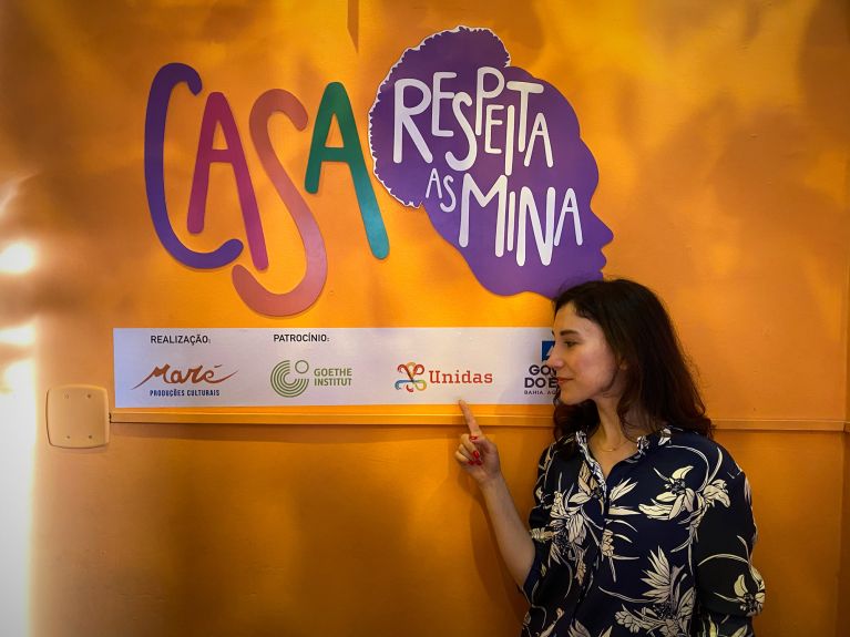  Sibel Kekilli inauguró en 2020 la Casa Respeita as Mina.