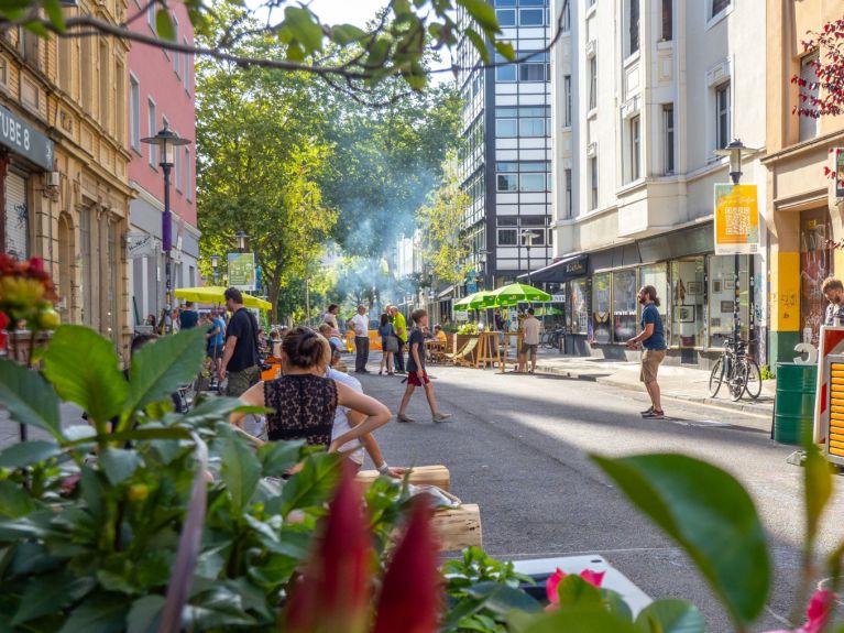 The “summer street” in Saarbrücken